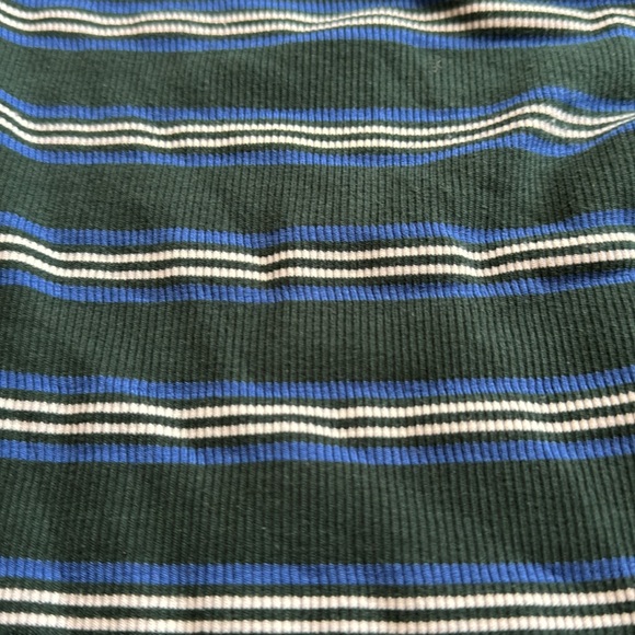 Violet Moon cotton striped long sleeve tee size small - Picture 3 of 4